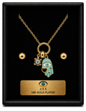 18K G. P. Adj 2 Pc Neck Set - N245