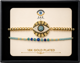 18K G. P. Adj 2 Pc Br Set - B031