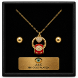 18K G. P. Adj 2 Pc Neck Set - N201