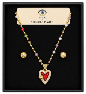 18K G. P. Adj 2 Pc Neck Set - N200