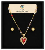18K G. P. Adj 2 Pc Neck Set - N200