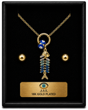 18K G. P. Adj 2 Pc Neck Set - N243