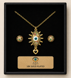 18K G. P. Adj 2 Pc Neck Set - N260