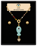 18K G. P. Adj 2 Pc Neck Set - N211