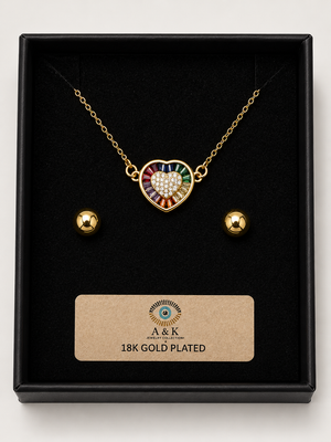 18K G. P. Adj 2 Pc Neck Set - N275