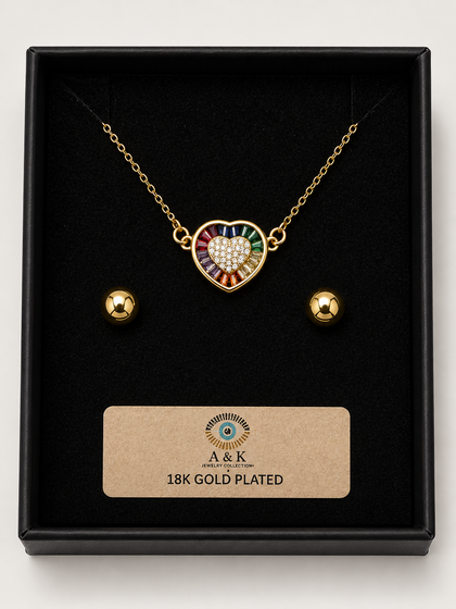 18K G. P. Adj 2 Pc NK Set - N275