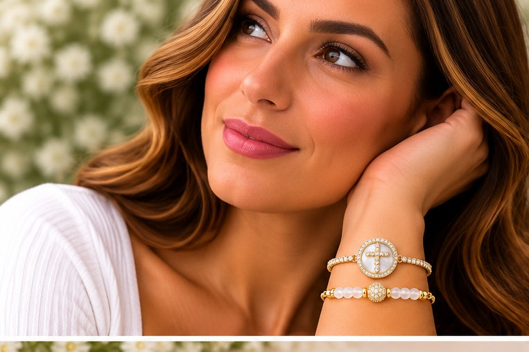 Round Cross- 18K Gold Plated