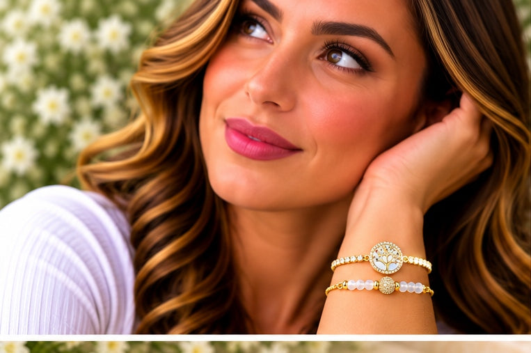 Round Tree of Life- 18K Gold Plated