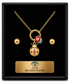 18K G. P. Adj 2 Pc Neck Set - N252