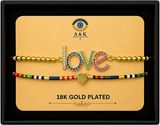 18K G. P. Adj 2 Pc Br Set - B025