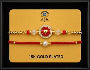 18K G. P. Adj 2 Pc Br Set - B054