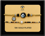 18K G. P. Adj 2 Pc Br Set - B047