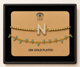 18K G. P. Adj 2 Pc Br Set - B-ABC