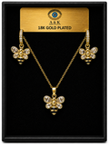 18K G. P. Adj 2 Pc Neck Set - N236