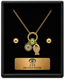 18K G. P. Adj 2 Pc Neck Set - N203