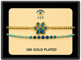 18K G. P. Adj 2 Pc Br Set - B063