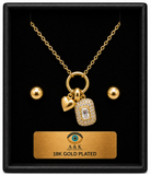 18K G. P. Adj 2 Pc Neck Set - N241