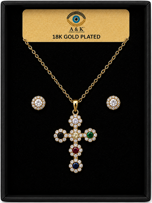 18K G. P. Adj 2 Pc Neck Set - N205