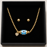 18K G. P. Adj 2 Pc NK Set - N277