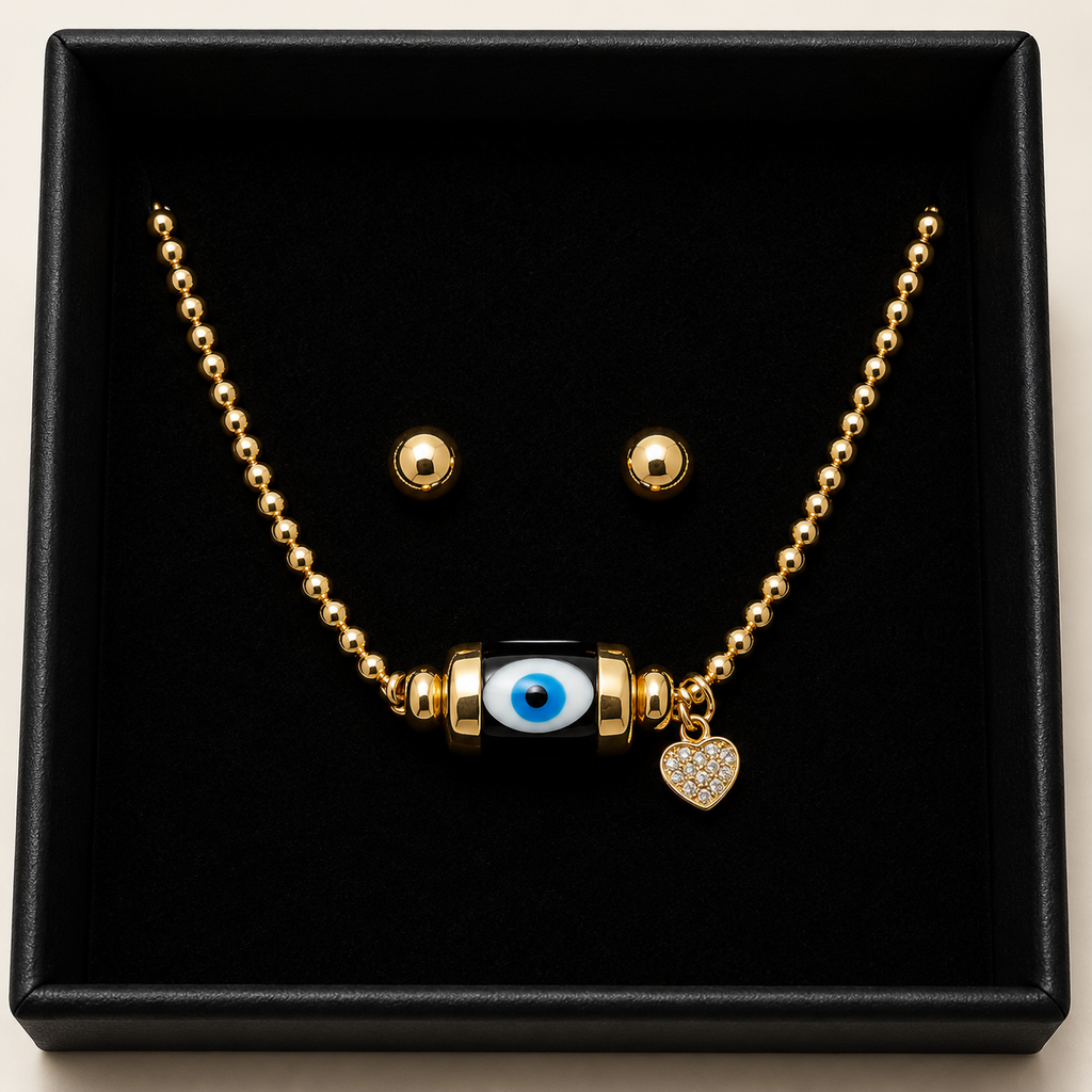 18K G. P. Adj 2 Pc NK Set - N277