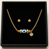 18K G. P. Adj 2 Pc NK Set - N277