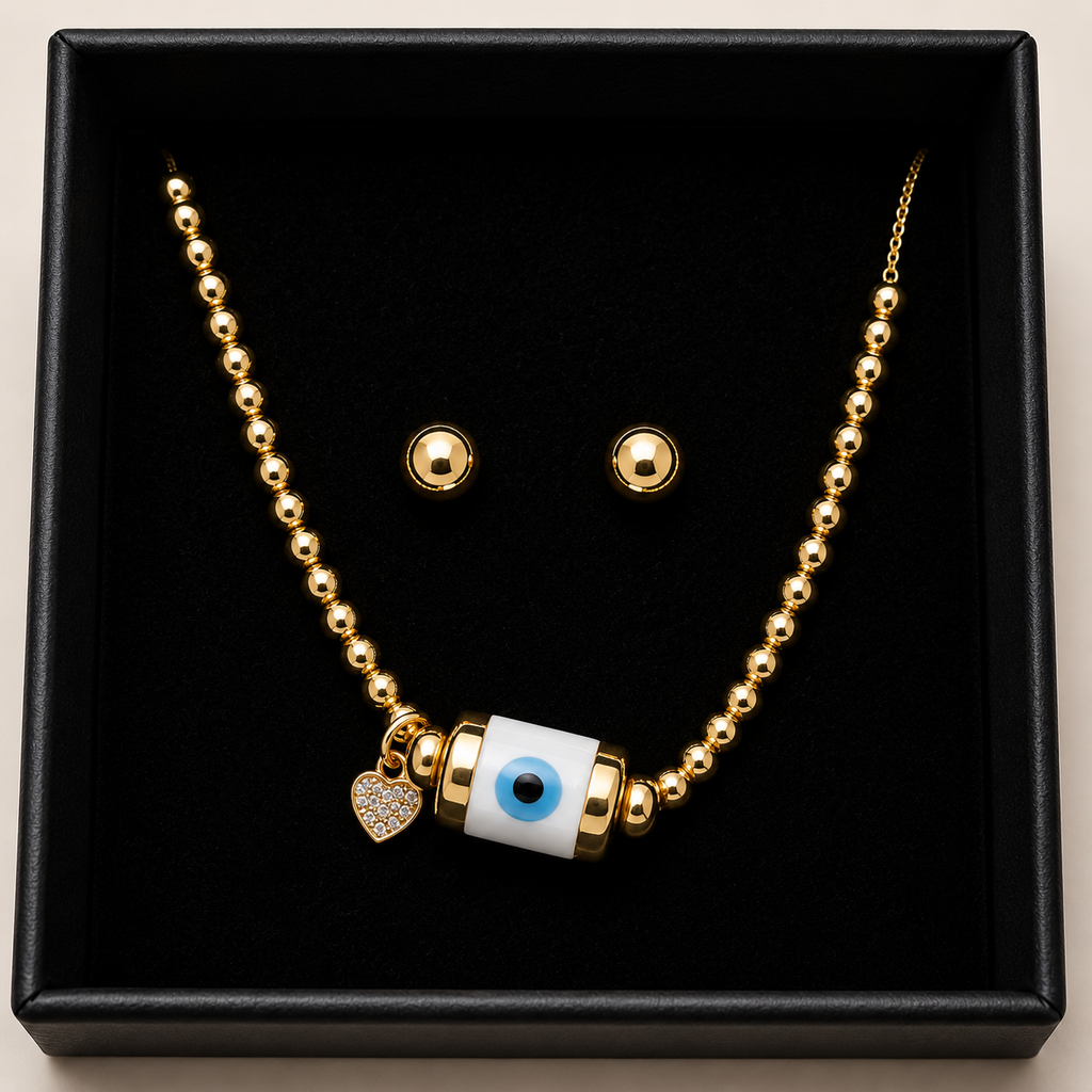 18K G. P. Adj 2 Pc NK Set - N277