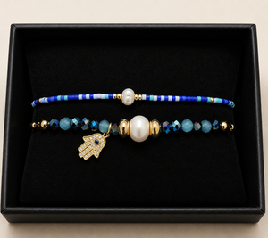 18K G. P. Adj 2 Pc Br Set - B100