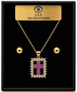 18K G. P. Adj 2 Pc Neck Set - N240