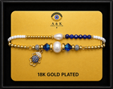 18K G. P. Adj 2 Pc Br Set - B055
