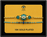 18K G. P. Adj 2 Pc Br Set - B053