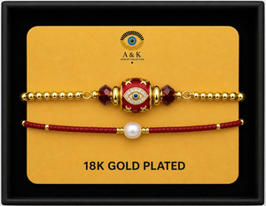 18K G. P. Adj 2 Pc Br Set - B053
