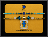 18K G. P. Adj 2 Pc Br Set - B065