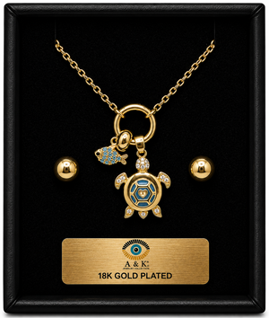 18K G. P. Adj 2 Pc Neck Set - N247