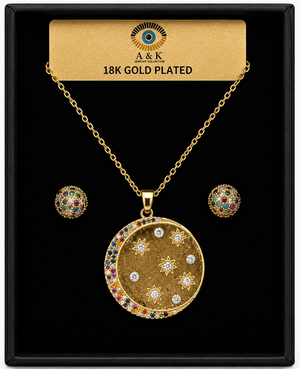 18K G. P. Adj 2 Pc Neck Set - N219