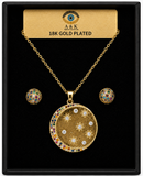 18K G. P. Adj 2 Pc Neck Set - N219