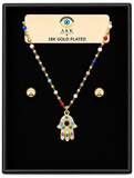 18K G. P. Adj 2 Pc Neck Set - N207