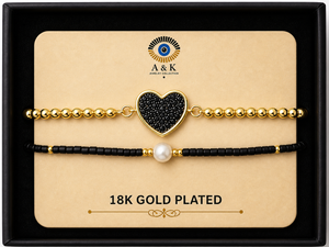 18K G. P. Adj 2 Pc Br Set - B029