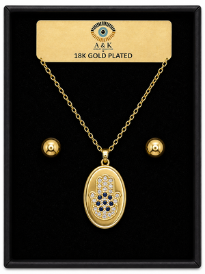 18K G. P. Adj 2 Pc Neck Set - N213