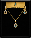 18K G. P. Adj 2 Pc Neck Set - N227