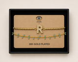 18K G. P. Adj 2 Pc Br Set - B-ABC