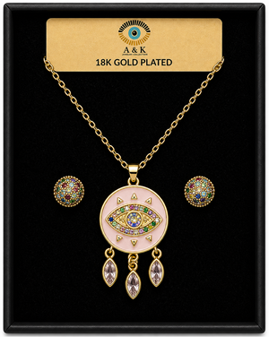 18K G. P. Adj 2 Pc Neck Set - N215