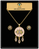 18K G. P. Adj 2 Pc Neck Set - N215