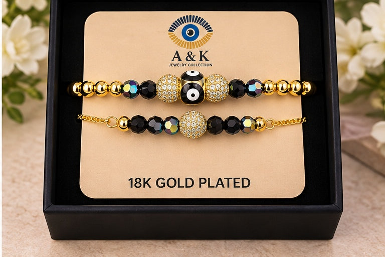 Mini Evil Eye with Zirconia Balls