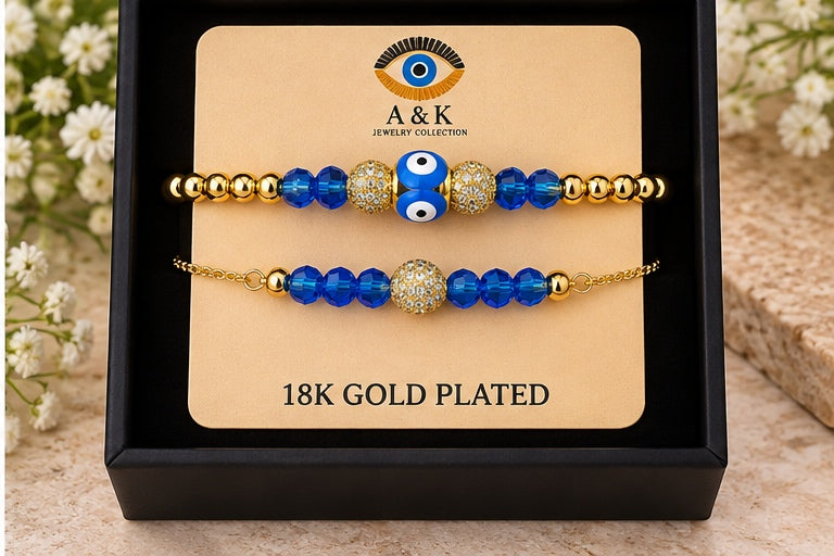 Mini Evil Eye with Zirconia Balls