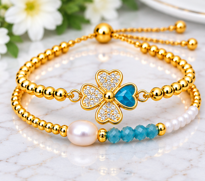 Clover Bracelet Set