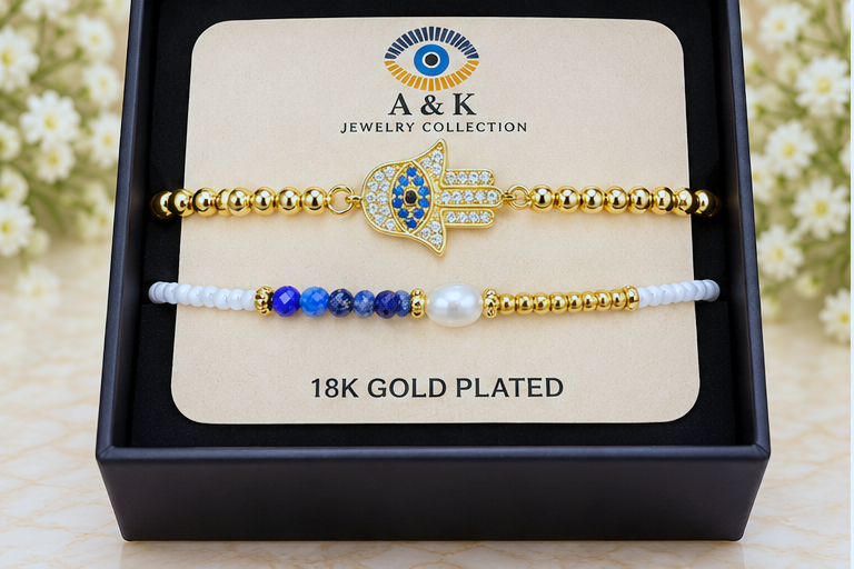 Hamsa with Eye Cubic Zirconia Bracelet