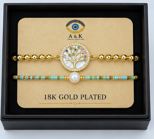 Tree of Life Bracelet Set