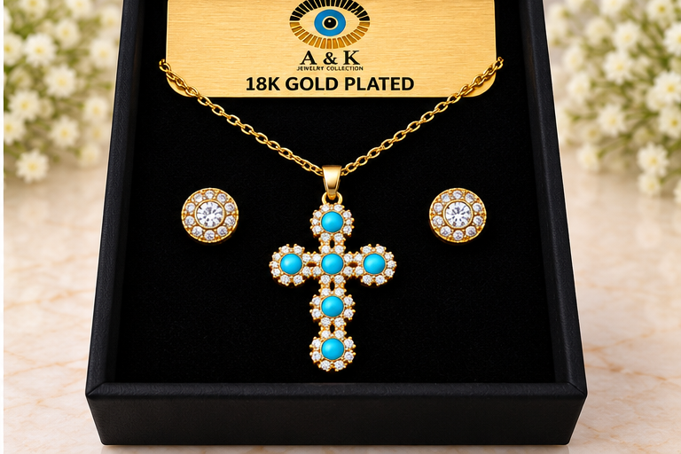 Cross Necklace Set